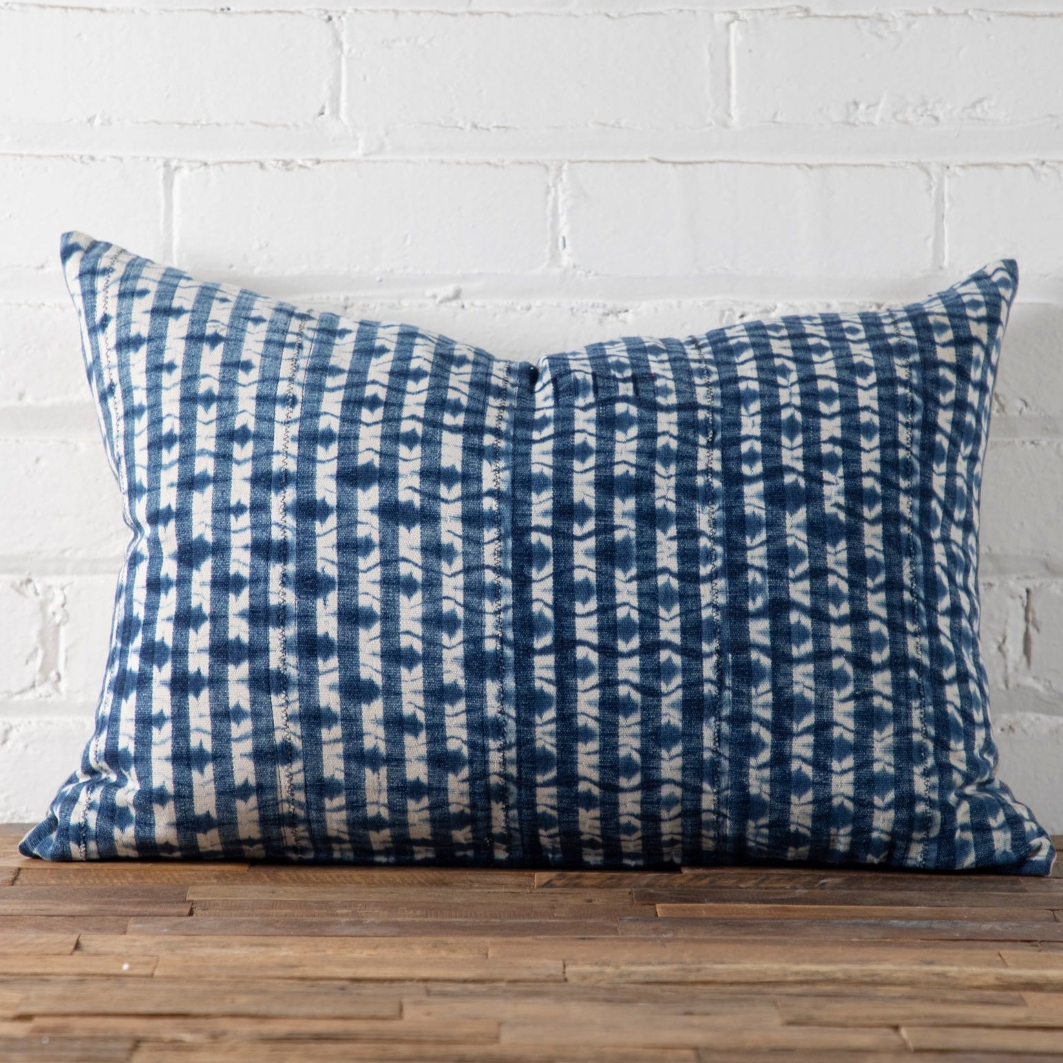 Indigo sales lumbar pillow