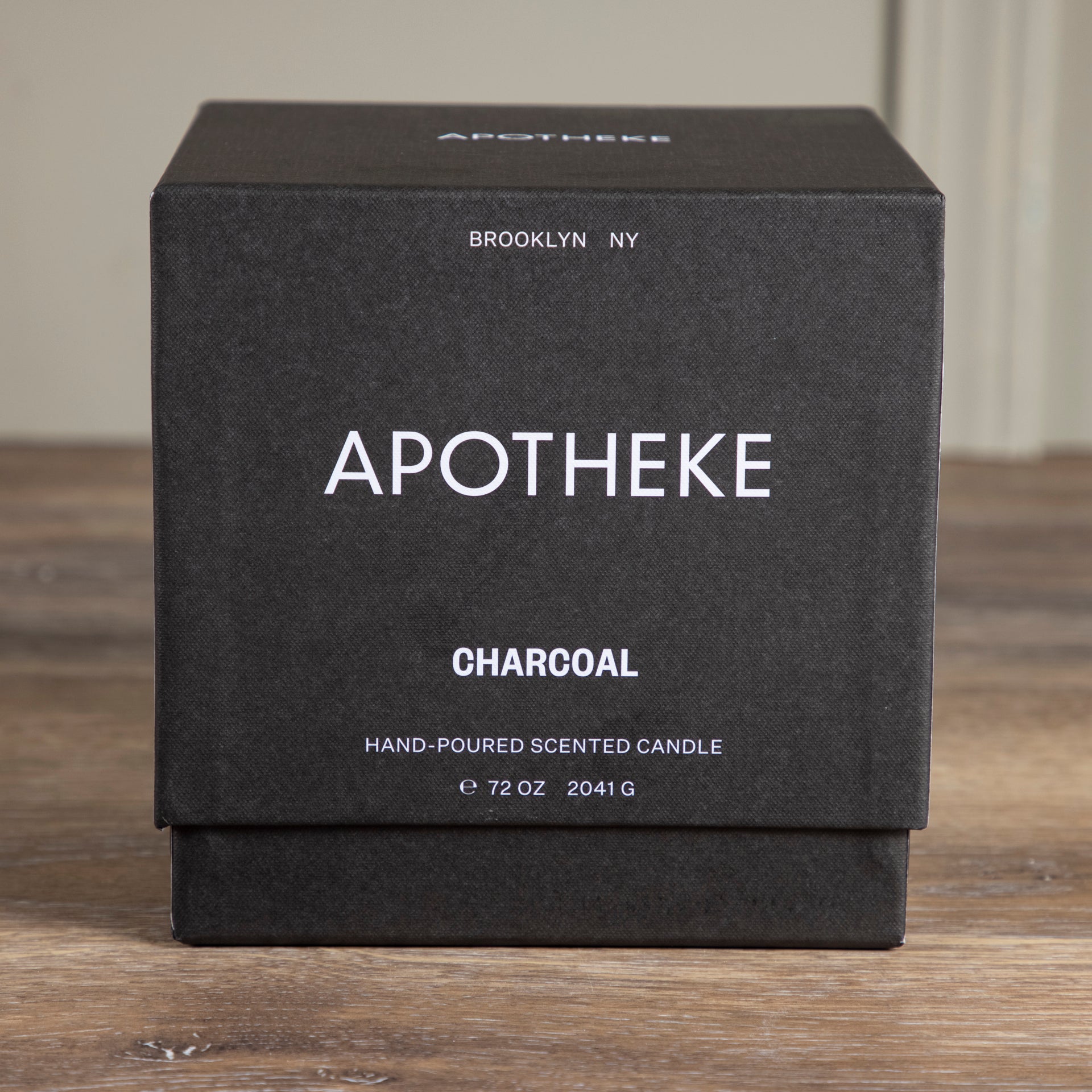 Apotheke Concrete 4-Wick Candle, Charcoal
