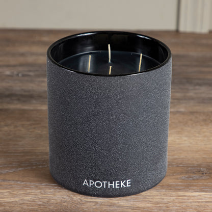 Apotheke Concrete 4-Wick Candle, Charcoal