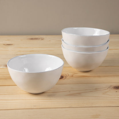 Livia Soup/Cereal Bowl, White, Set of 6