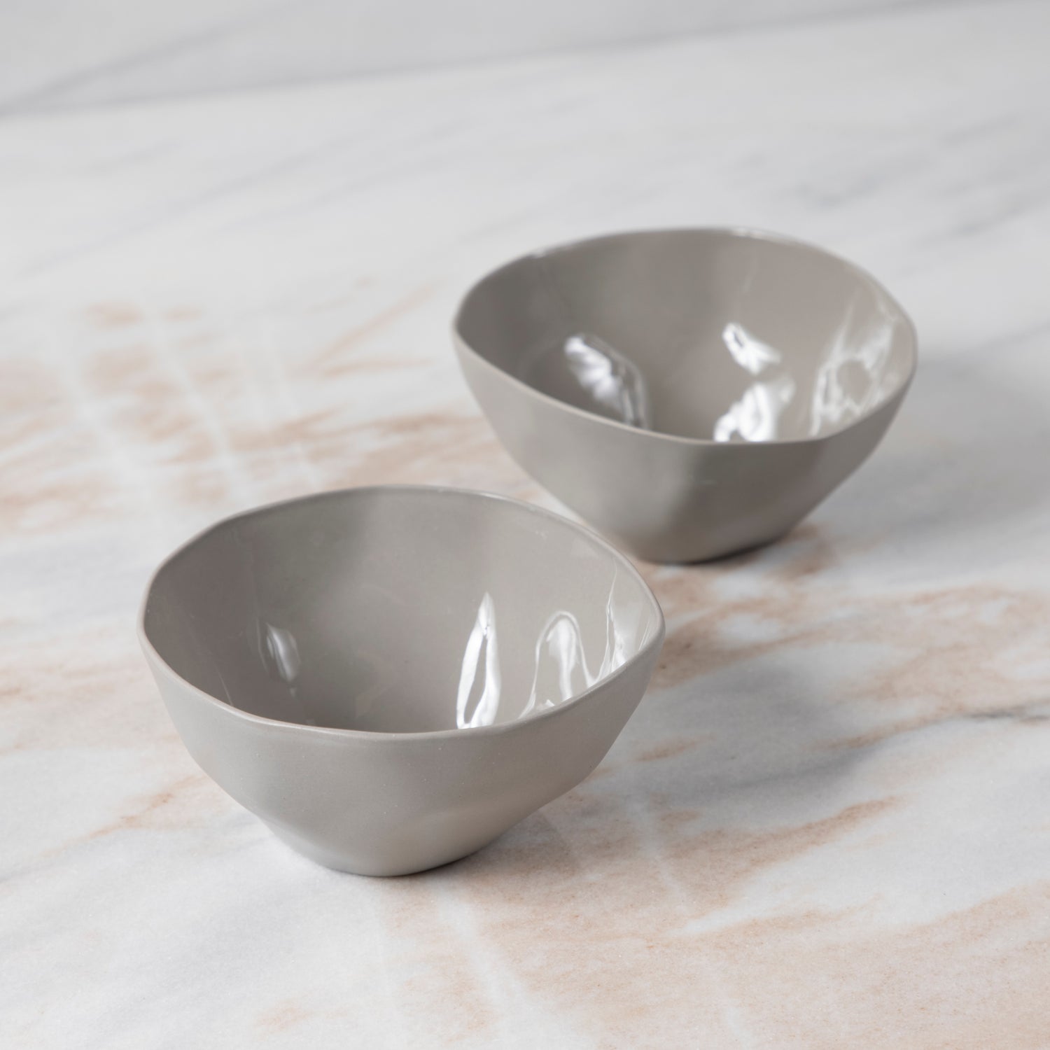 Tam Stoneware Pinch Bowl, Slate, Set of 2 – Be Home