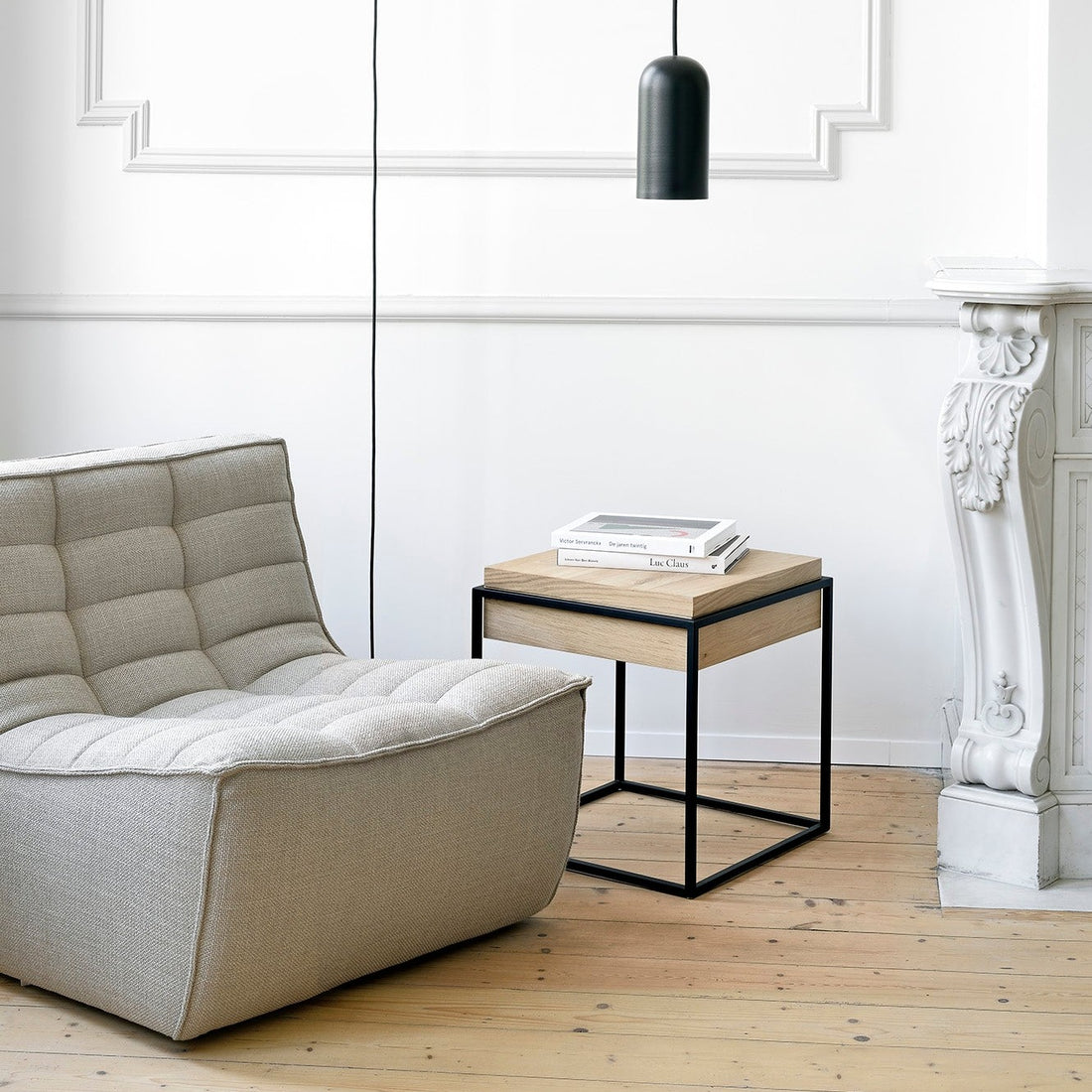 Monolit Side Table with Removable Cover