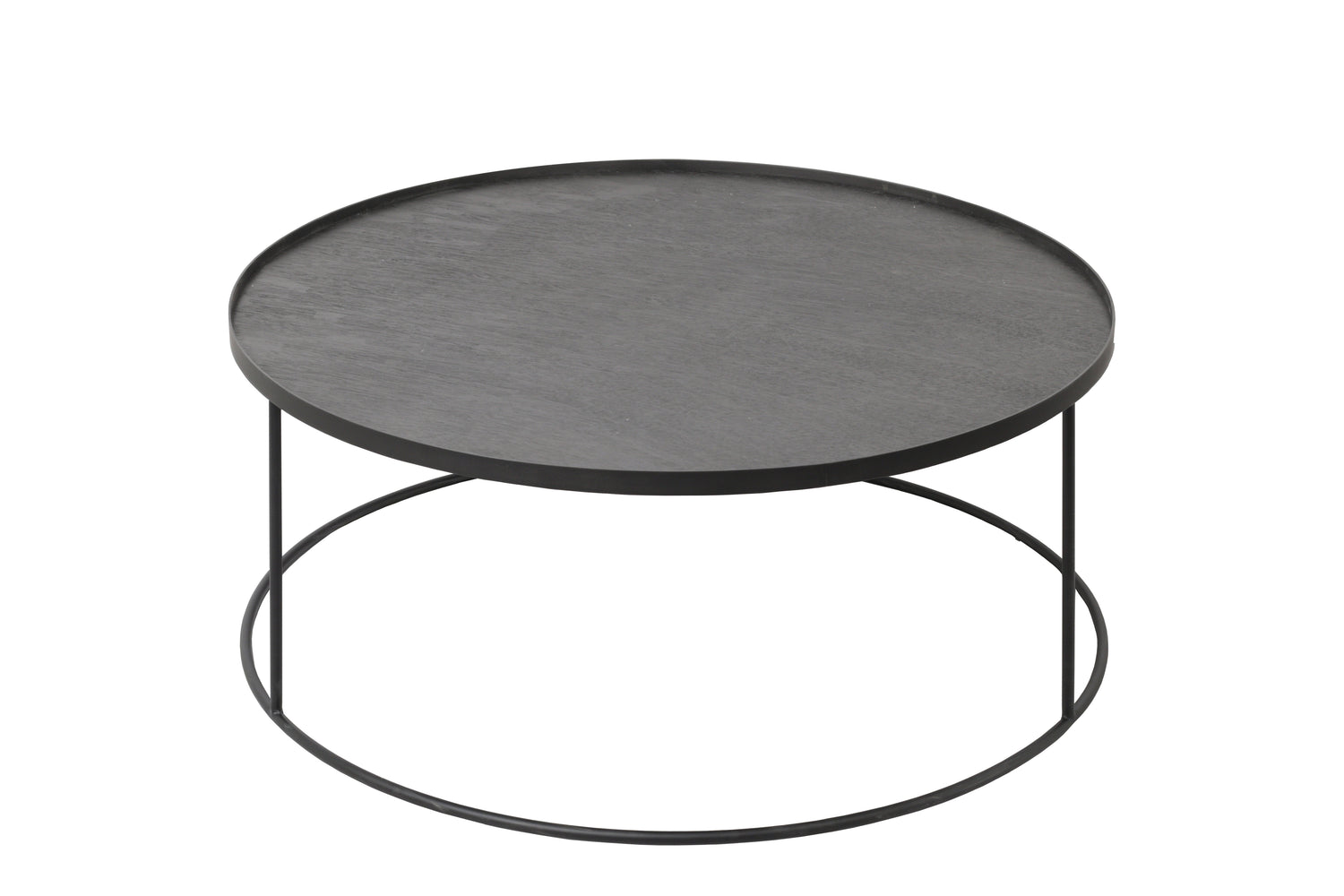 Round Tray Coffee Table (Tray Not Included)
