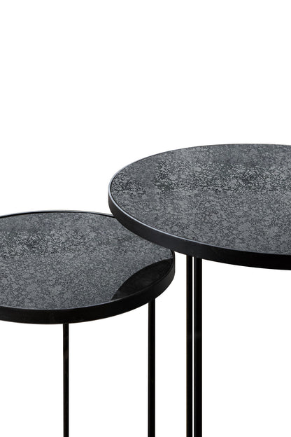 Nesting Side Table, Set Of 2, Charcoal