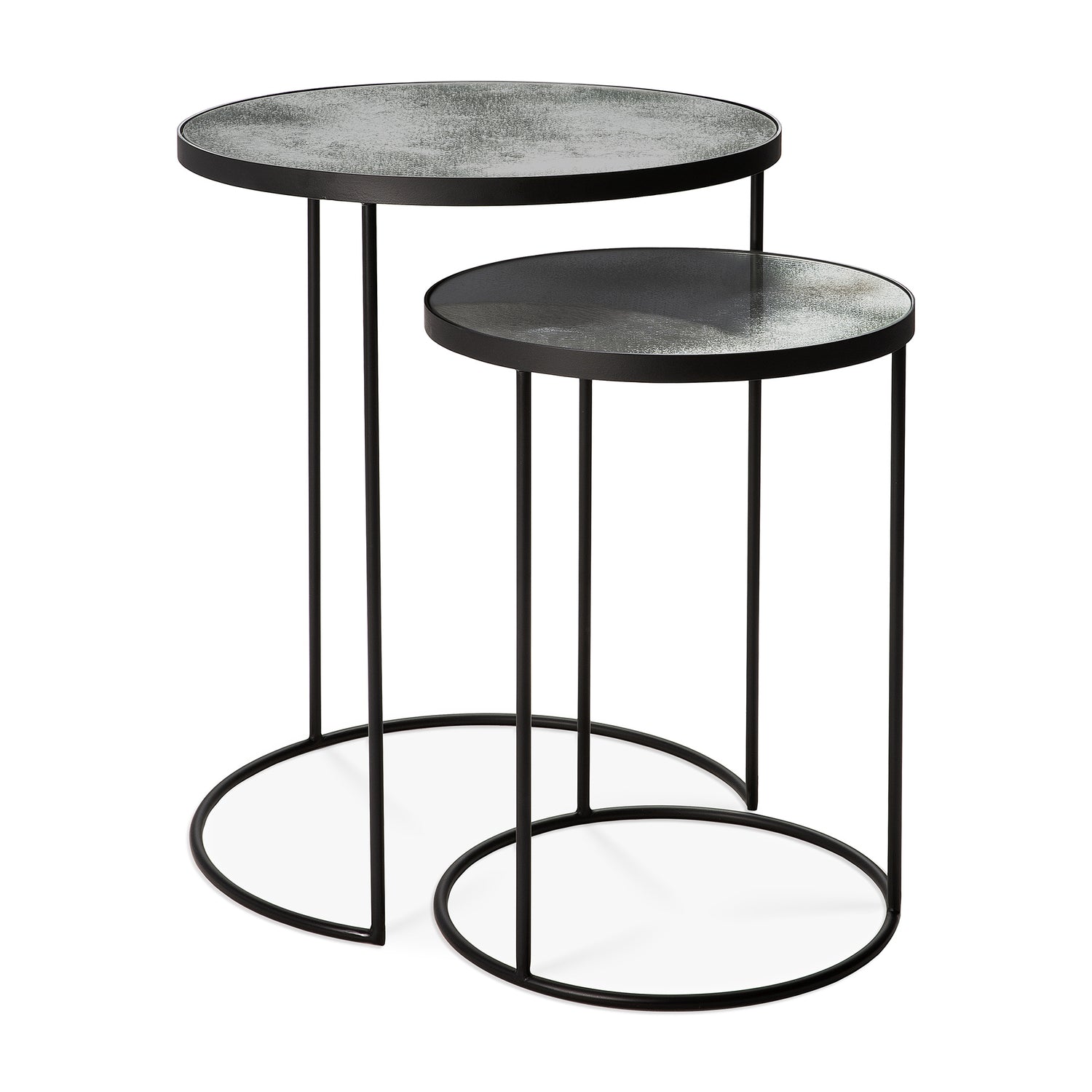 Nesting Side Table, Set Of 2, Clear
