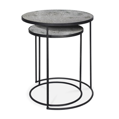 Nesting Side Table, Set Of 2, Clear