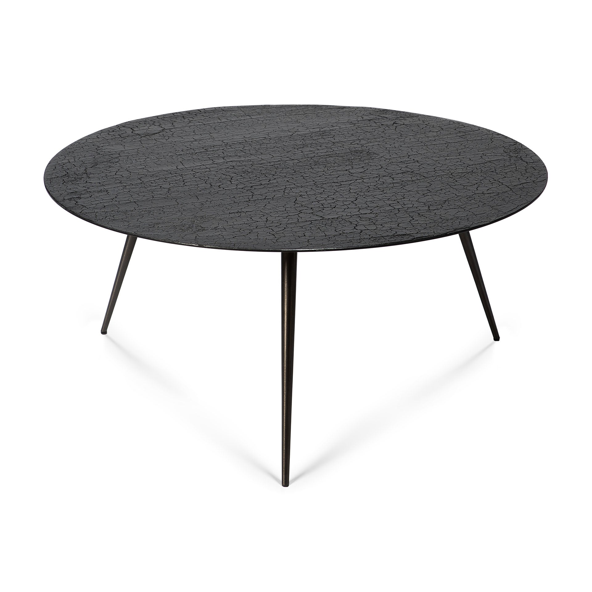 Luna Coffee Table, Black Lava, 31.5&quot;