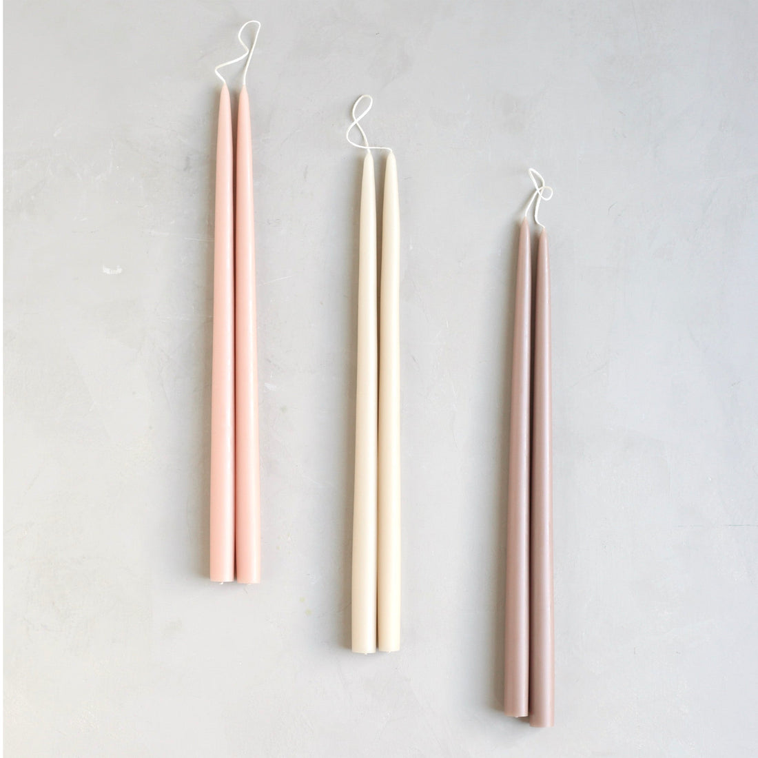 Classic Taper Candle, Set of 2, Parchment