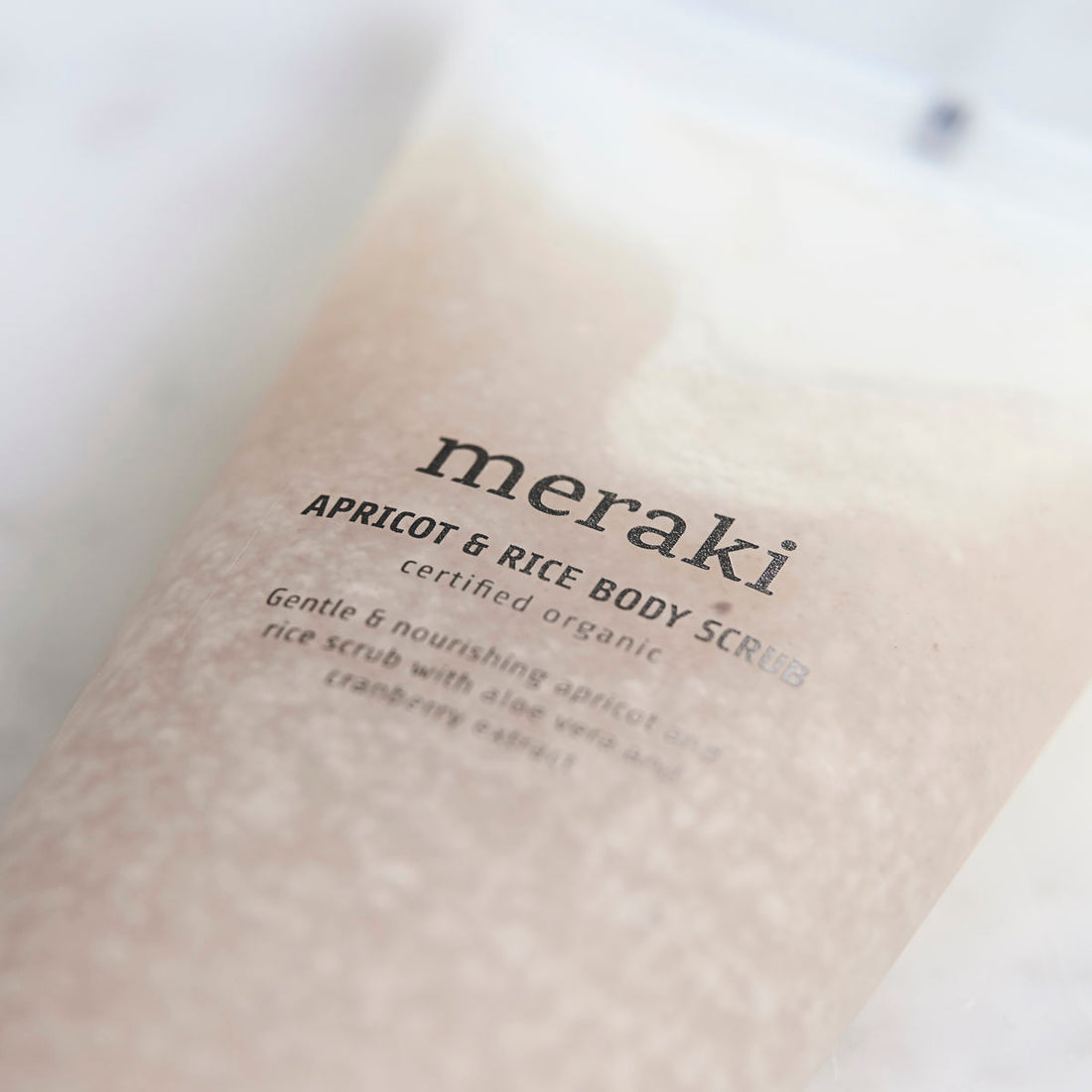 Meraki Apricot &amp; Rice Body Scrub