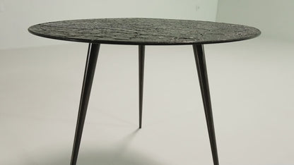 Luna Coffee Table, Whisky Lava, 20&quot;