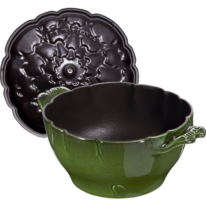 Staub Artichoke Cocotte, 3.2 qt, Basil