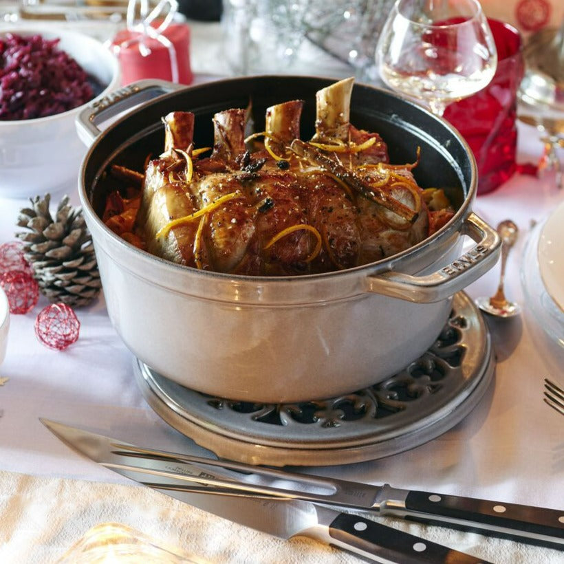 Staub Cast Iron 5.5-qt Round Cocotte