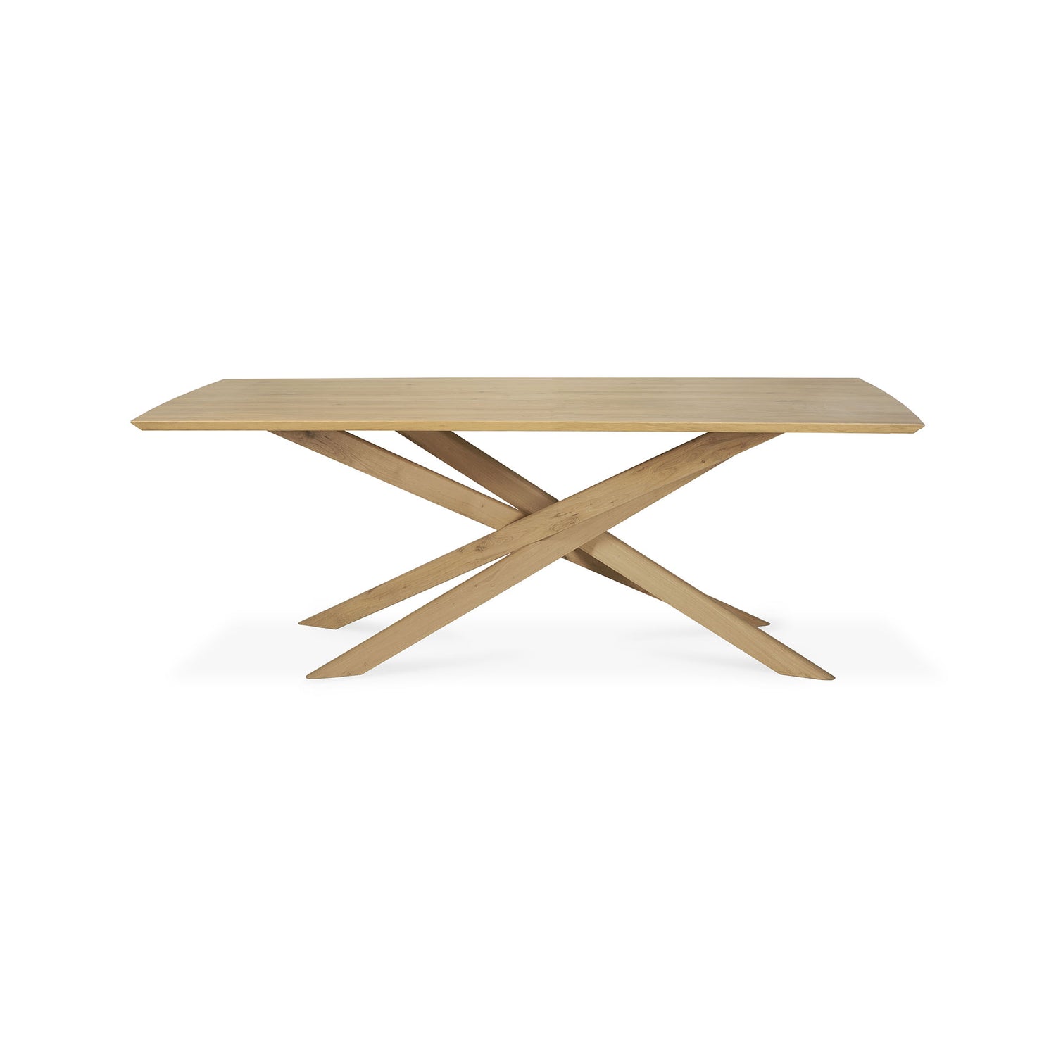 Mikado Solid Oak Rectangular Dining Table, 94.5&quot;