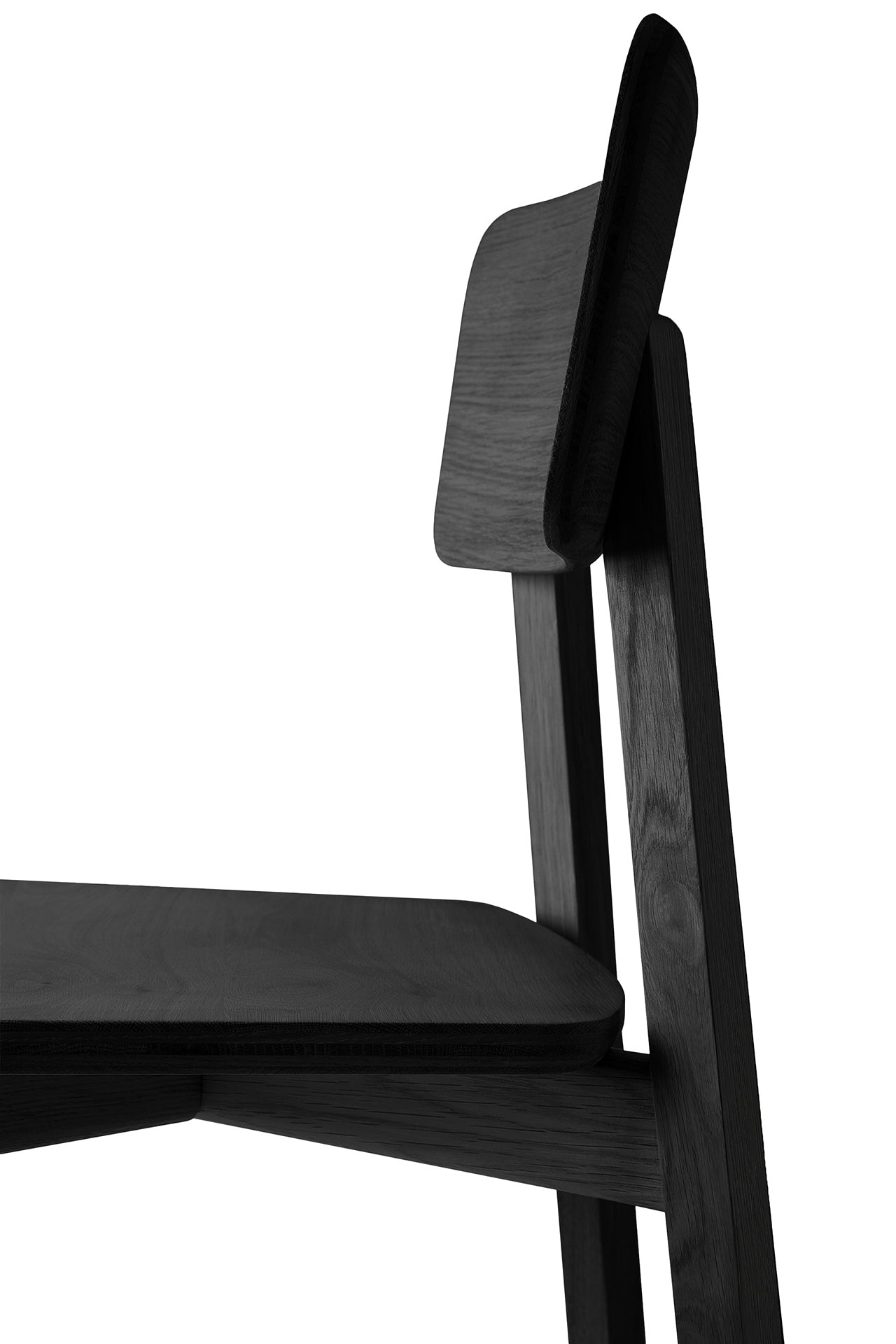Casale Dining Chair, Black Oak