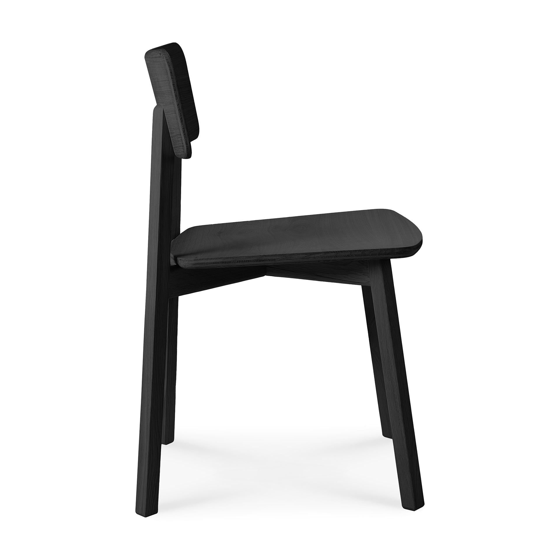 Casale Dining Chair, Black Oak