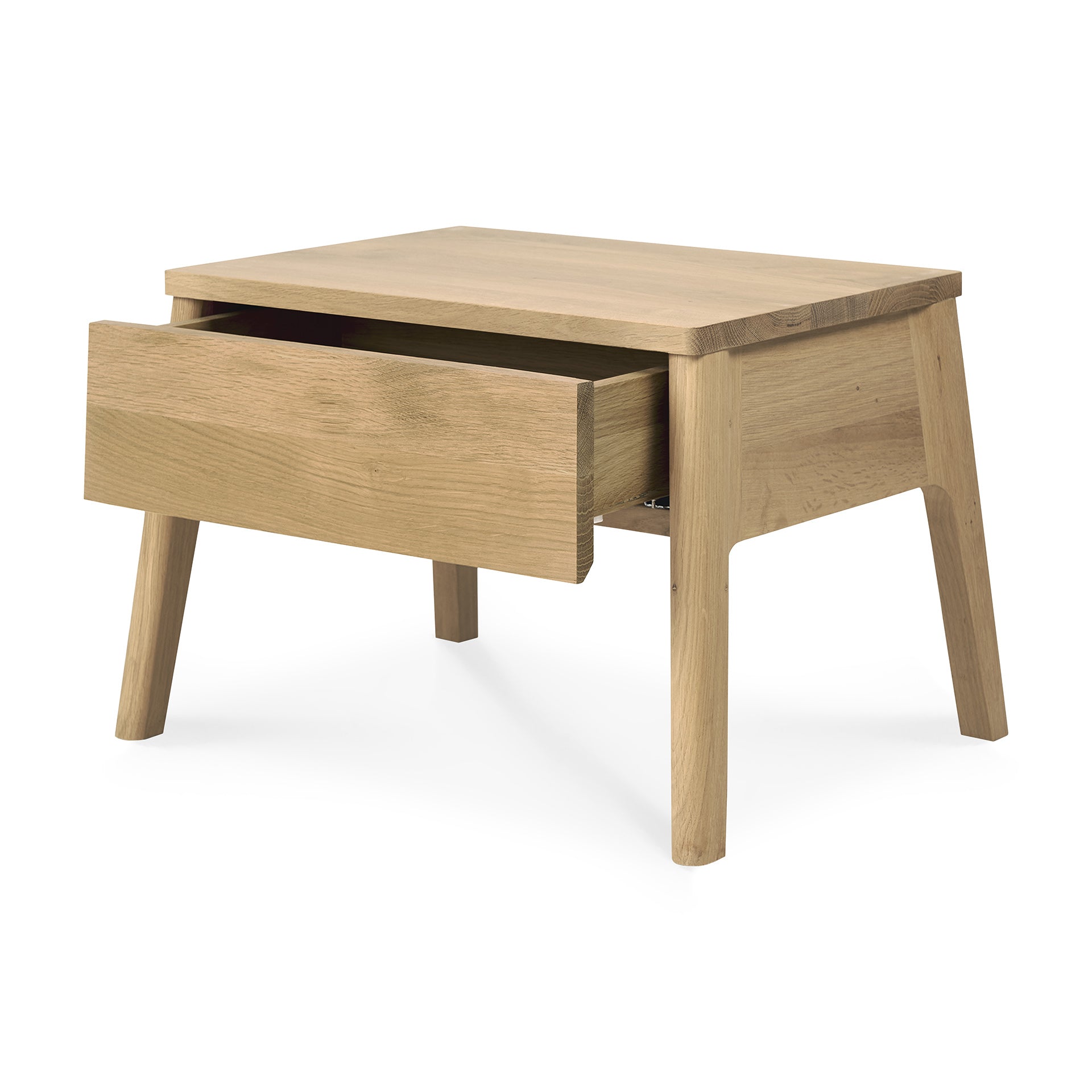 Air Solid Oak Bedside Table