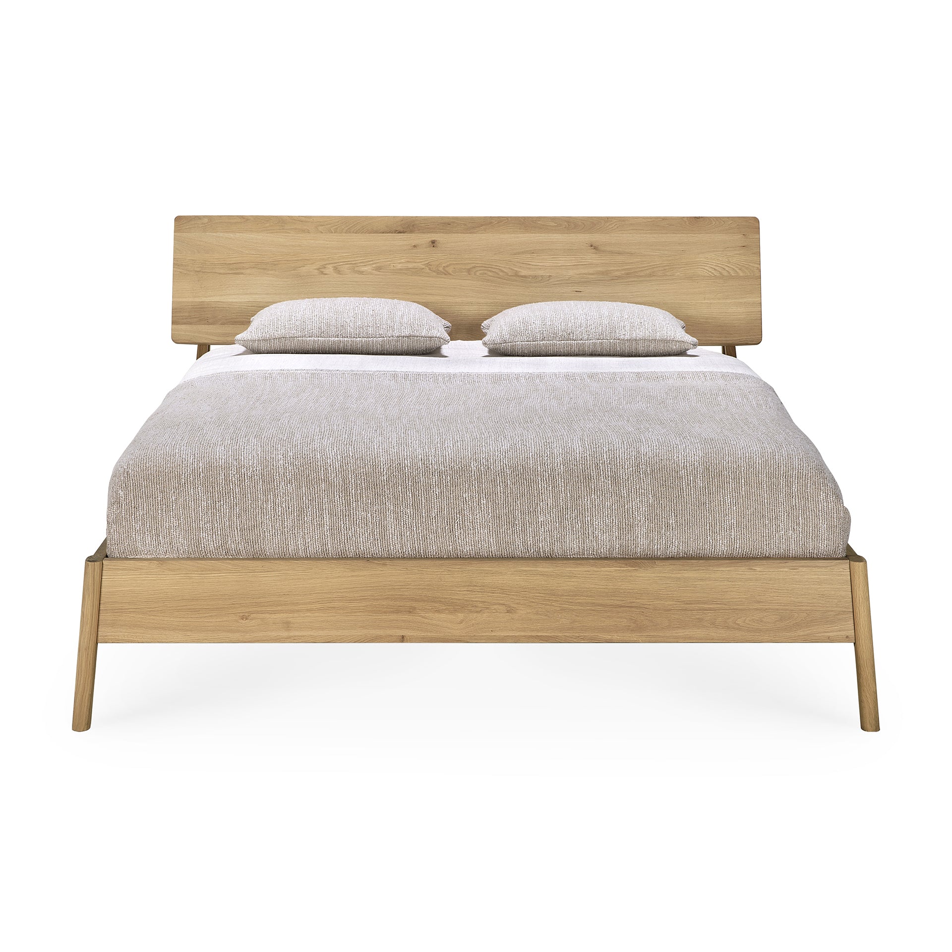 Air Solid Oak Bed, Queen