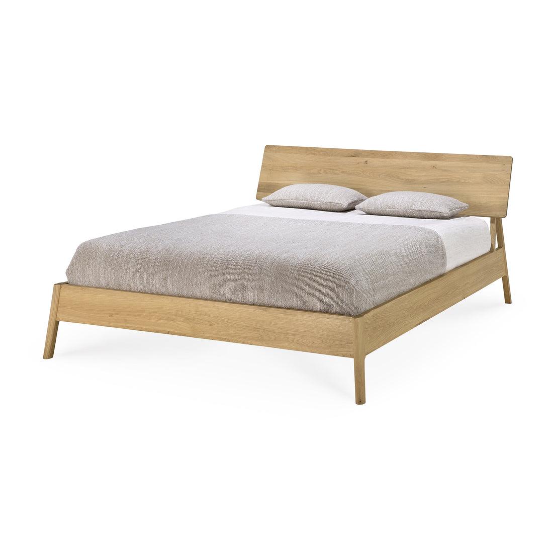 Air Solid Oak Bed, Queen