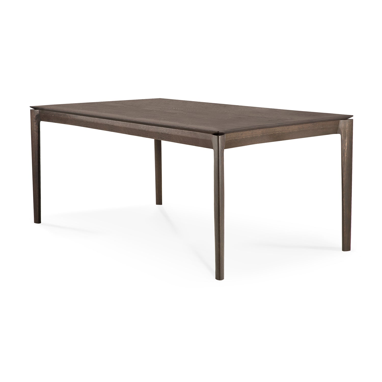 Bok Solid Brown Oak Dining Table, 63&quot;