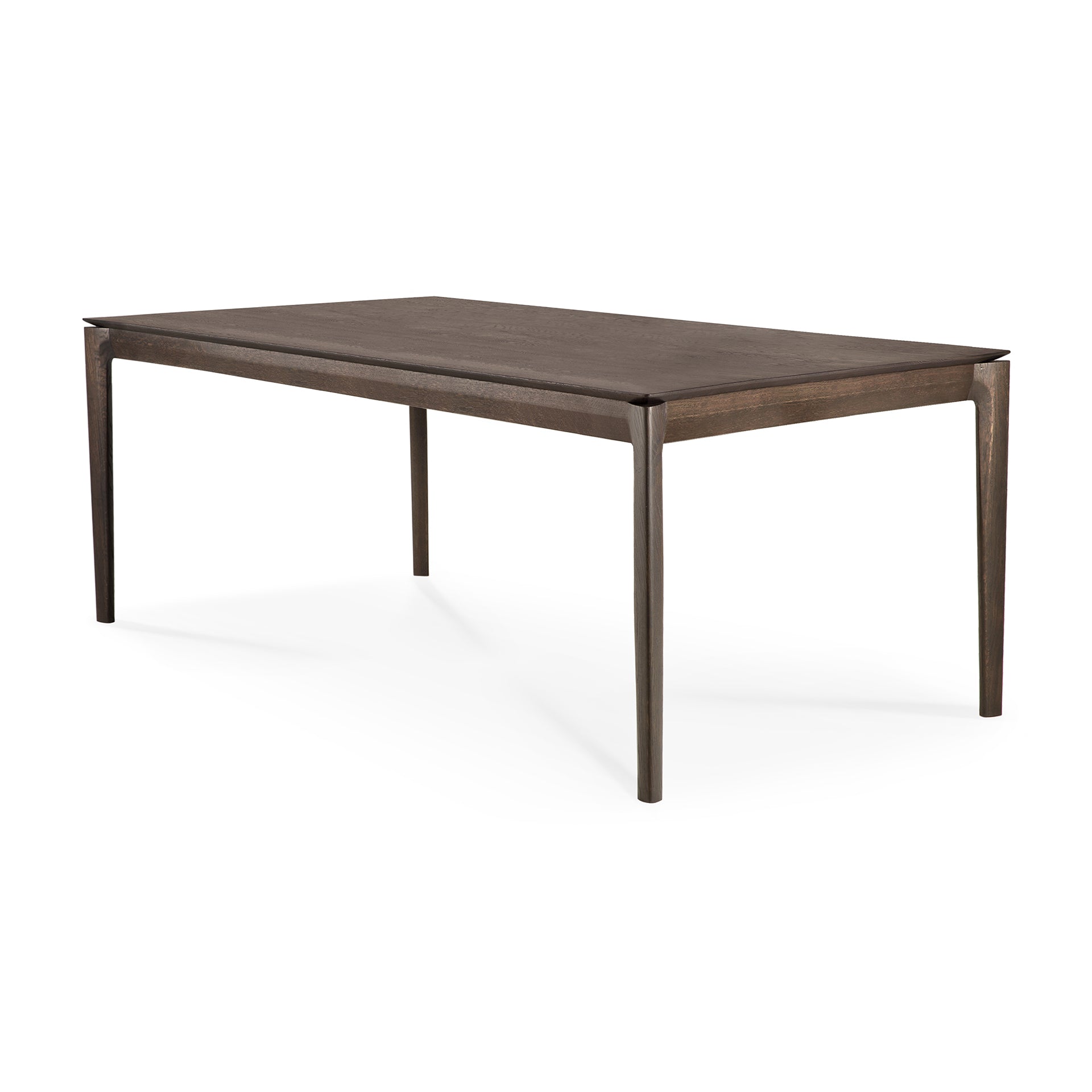 Bok Solid Brown Oak Dining Table, 71&quot;