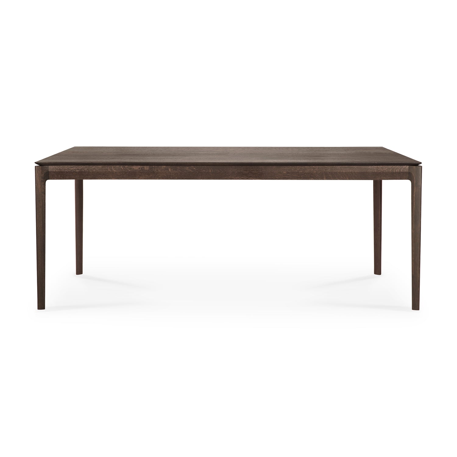 Bok Solid Brown Oak Dining Table, 79&quot;