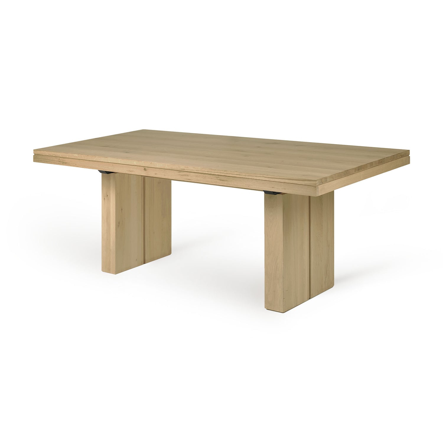 Double Extendable Dining Table, Oak