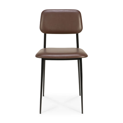 DC Leather Dining Chair, Chocolate