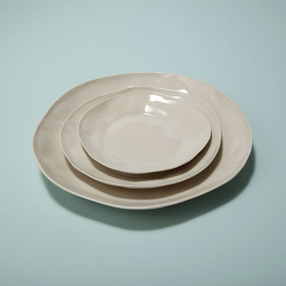 Tam Stoneware Platter, Pearl