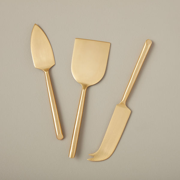 Parker Gold Cheese Knife Set of 2