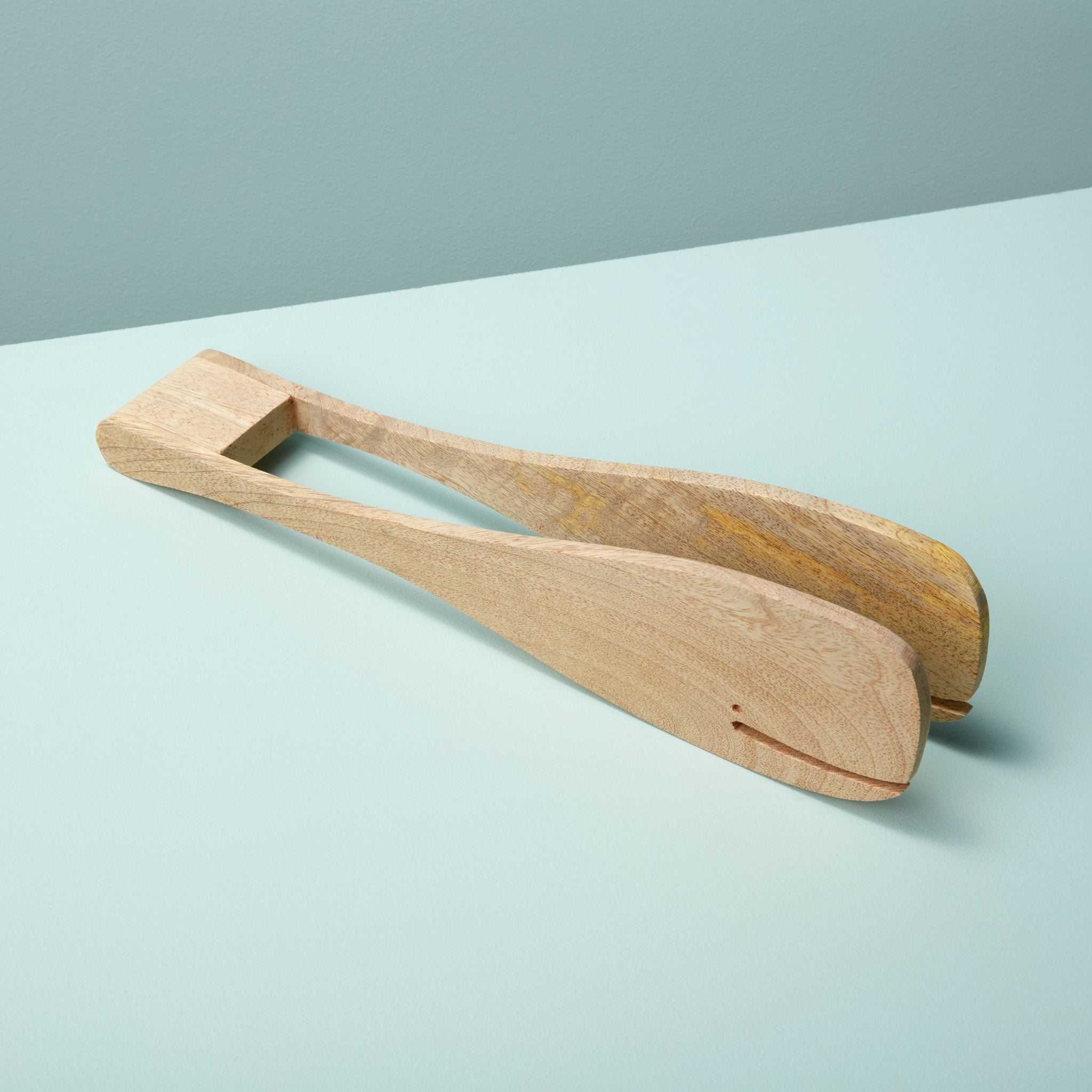 Natural Mango Wood Whale Tongs