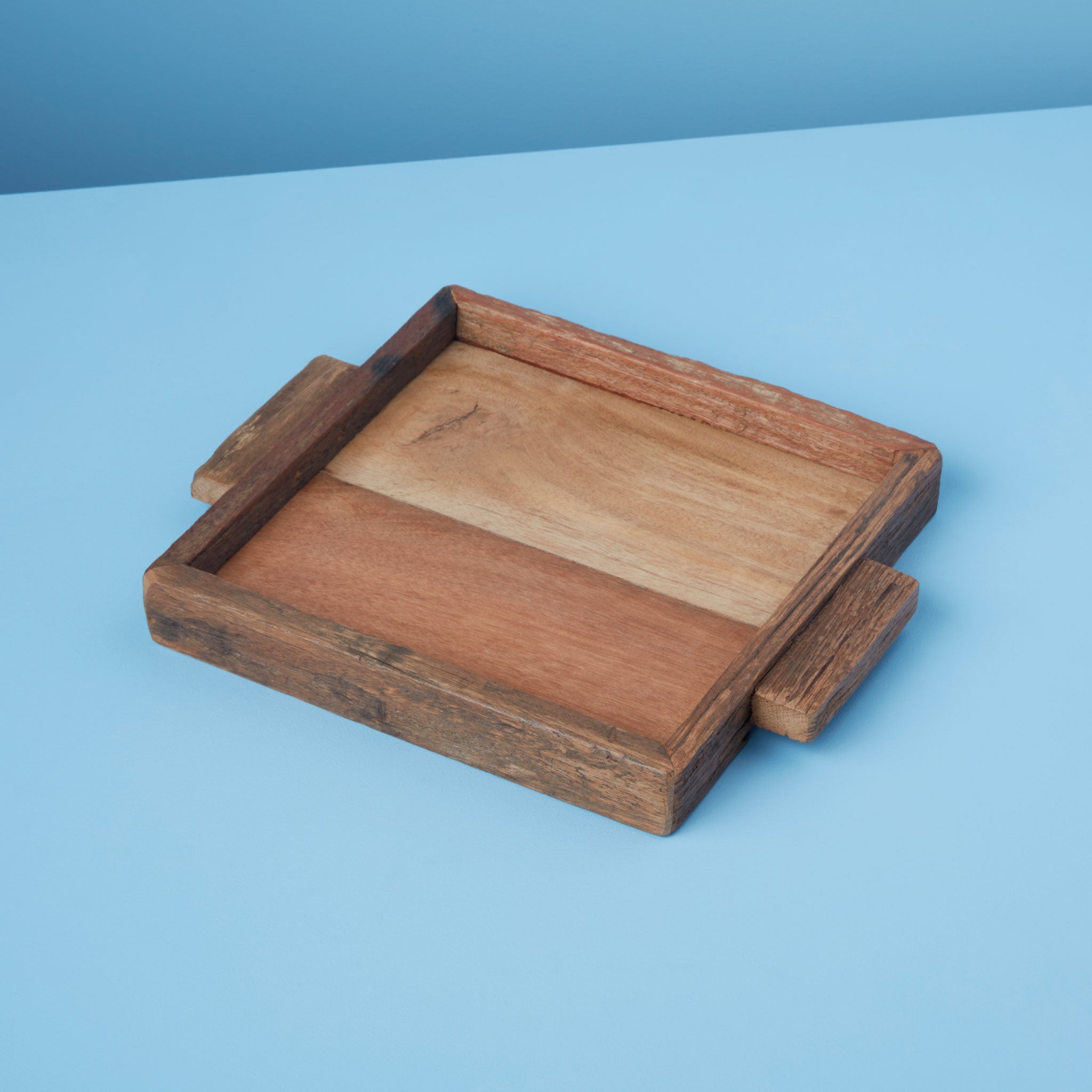 Reclaimed Wood Tray Square, Small