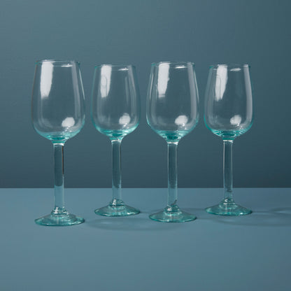 Premium Recycled White Wine Glass, Set of 4