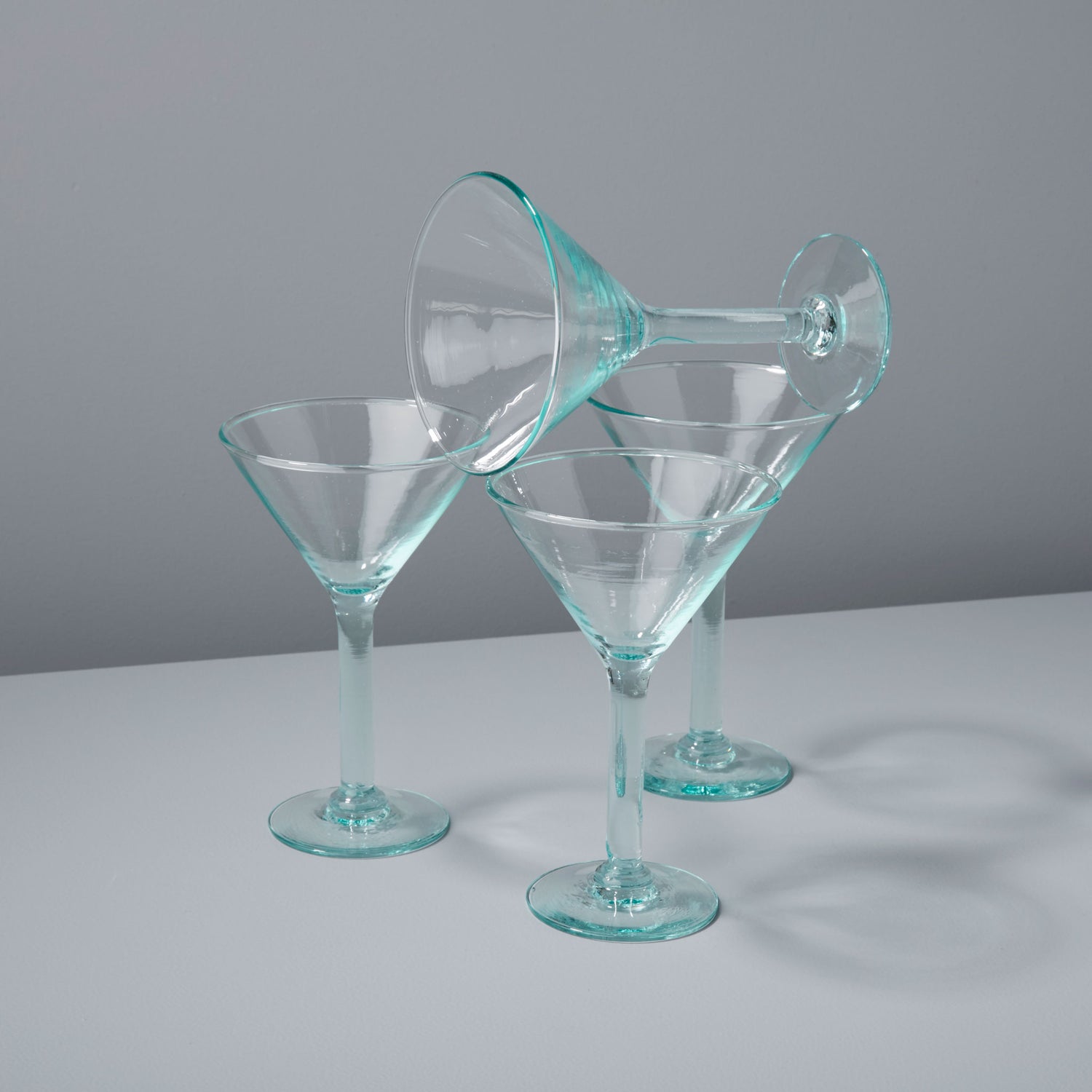 Premium Recycled Martini Glass, Set of 4