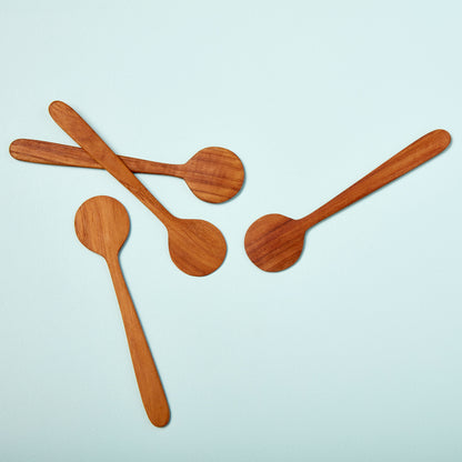 Teak Round Spreaders, Set of 4
