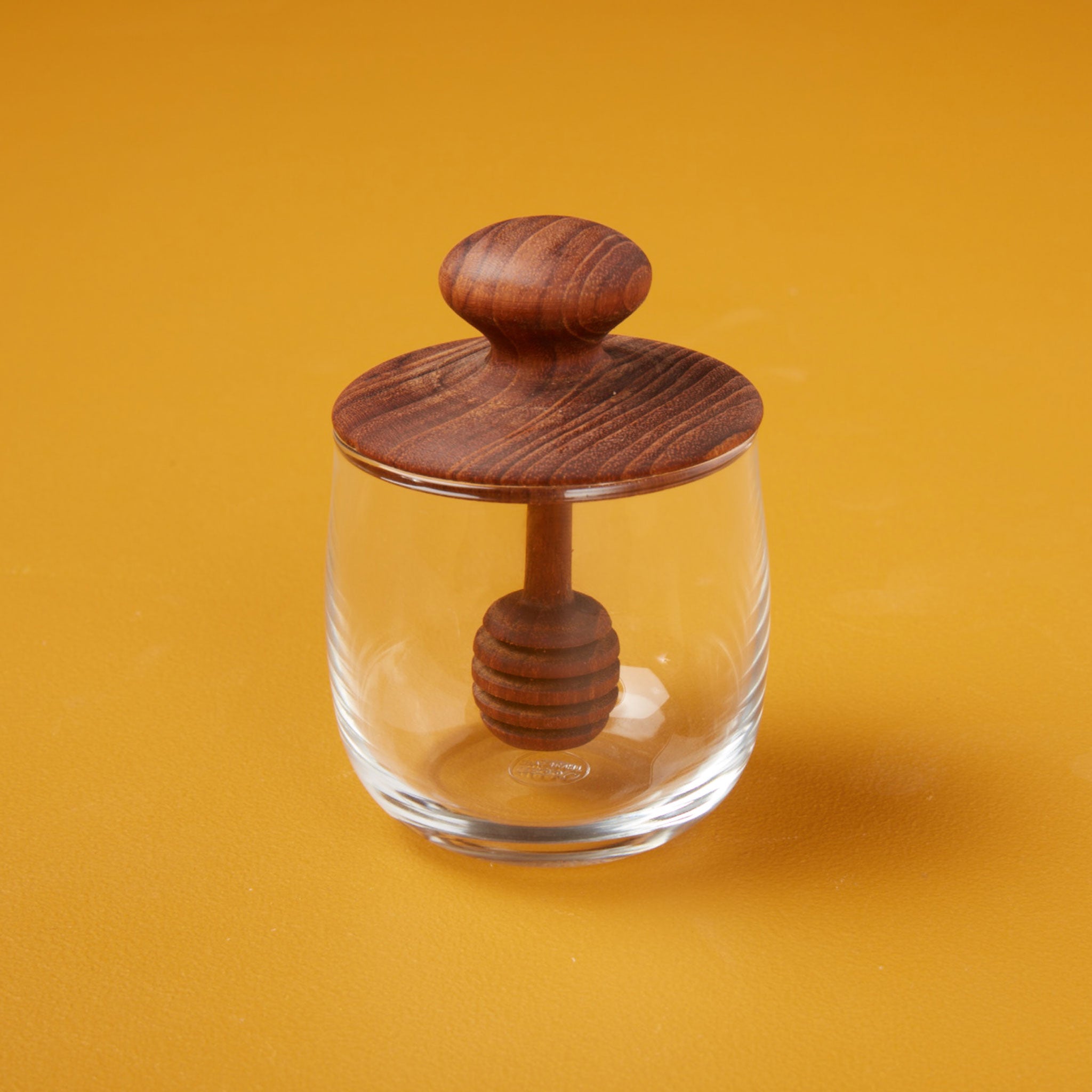 Teak Wood popular glass containers