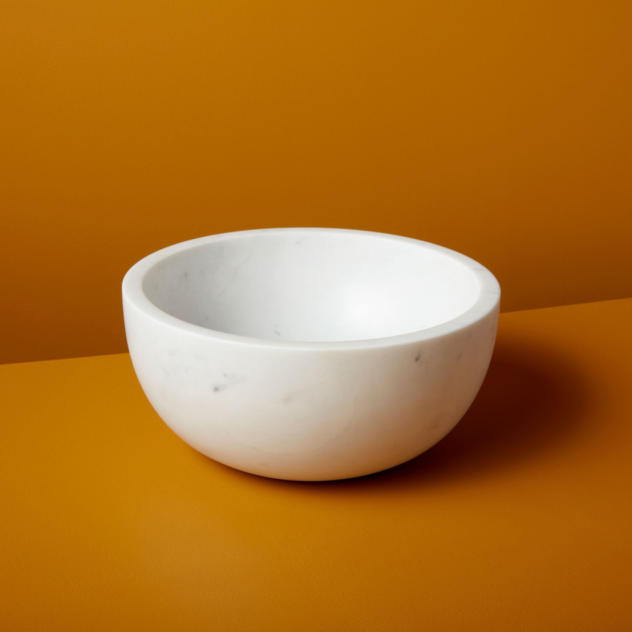 White Marble Bowl, Extra Large