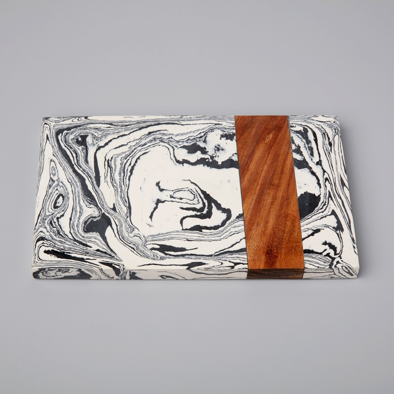 Zebra Marble &amp; Wood Board