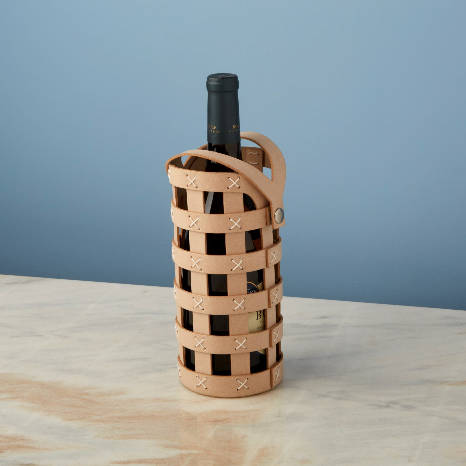Pali Recycled Leather Bottle Caddy