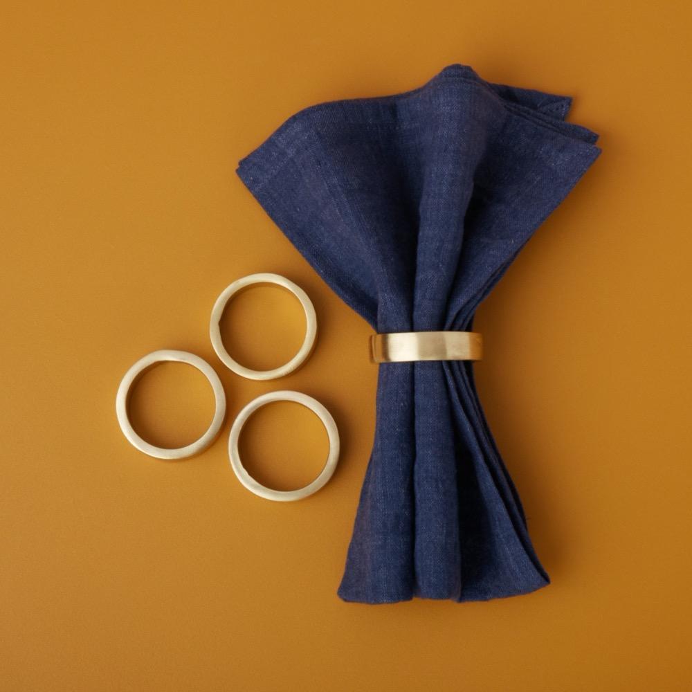 Luxe Circle Napkin Ring, Set of 8