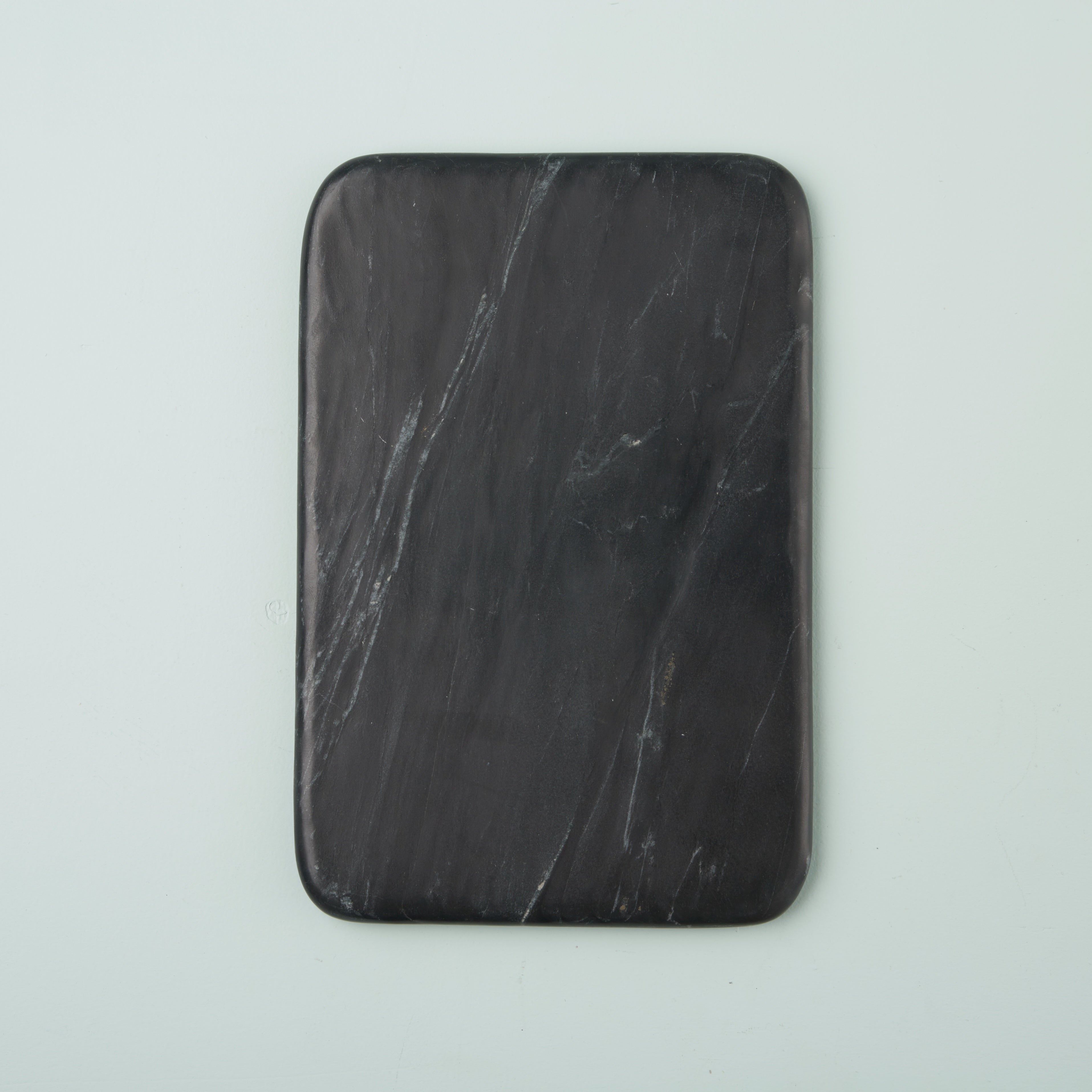 Salerno Black Marble Pastry Slab, Small