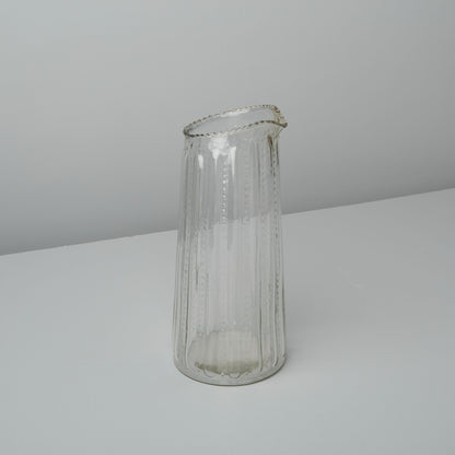 Ruffle Glass Lines Carafe