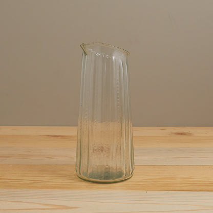 Ruffle Glass Lines Carafe