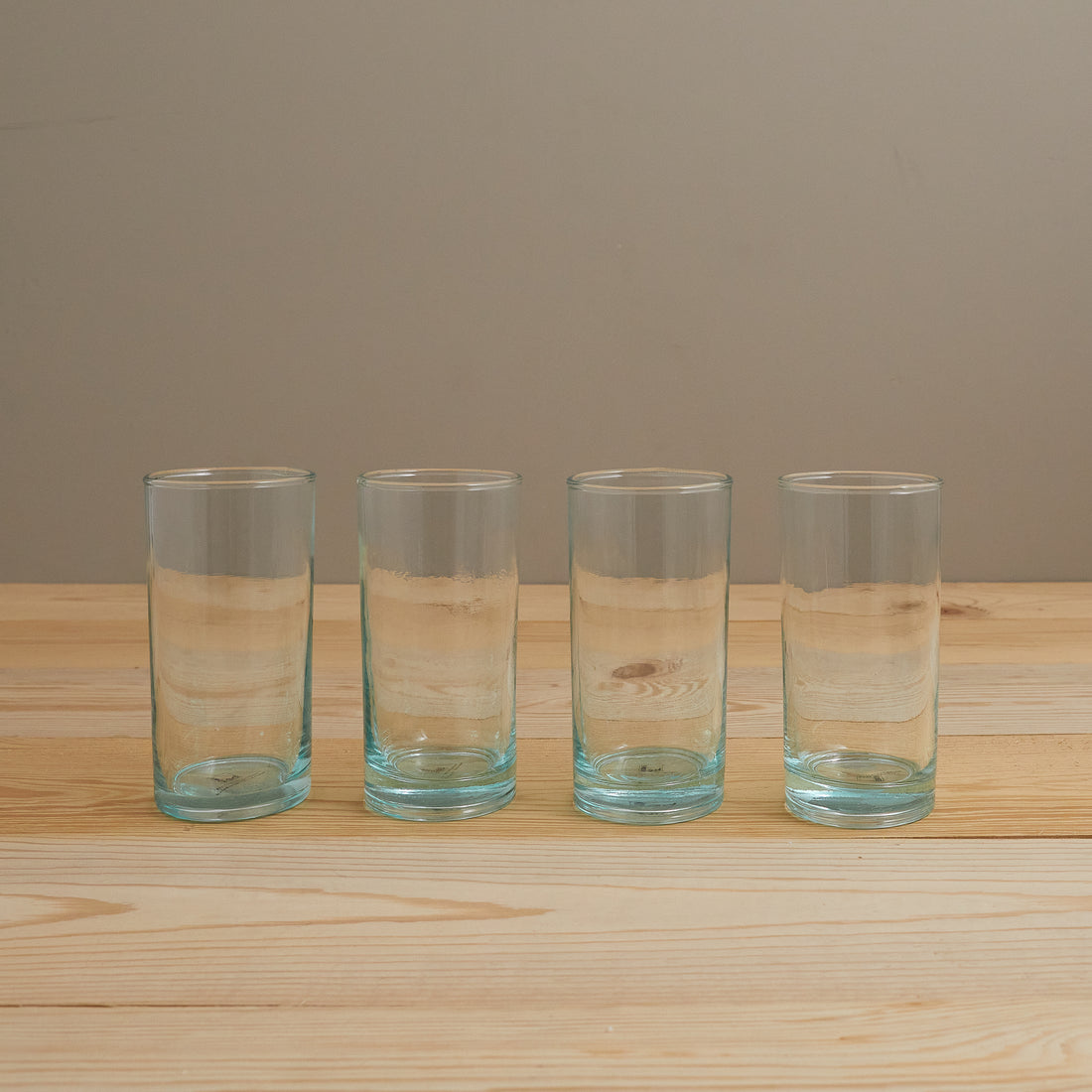 Premium Recycled Highball Glass, Set of 4