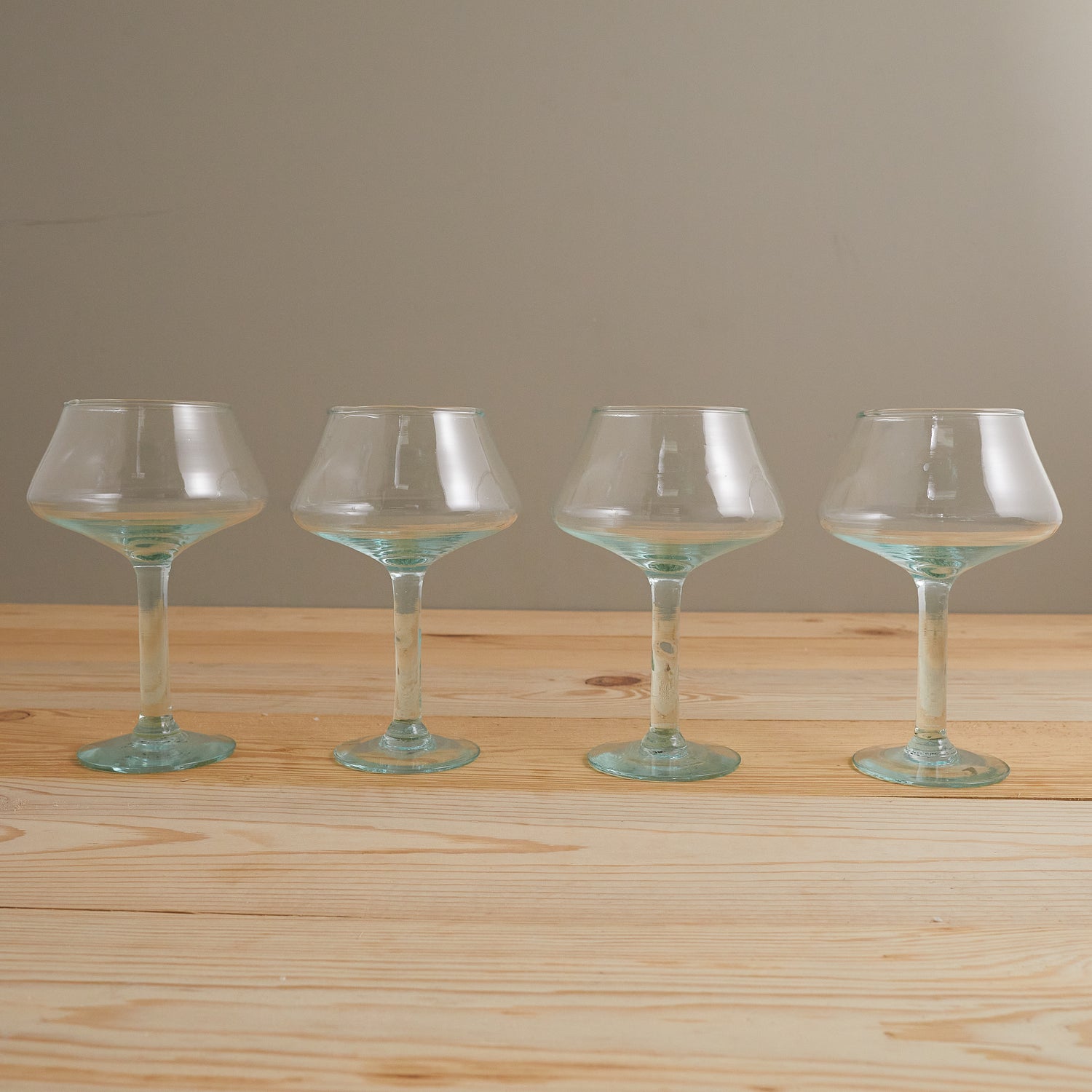 Premium Recycled Martini Glass, Set of 4