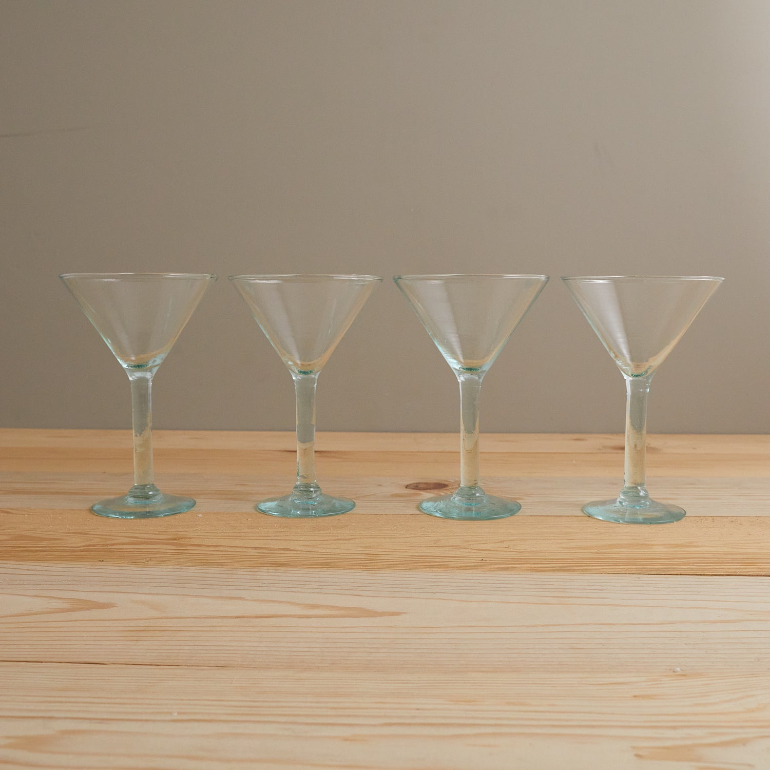 Augusta Stemless Martini Glasses, Set of 4