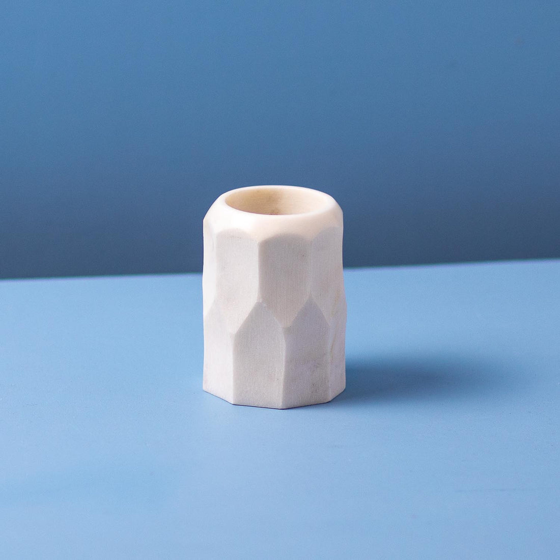 Vittoria Faceted Marble Toothbrush Holder