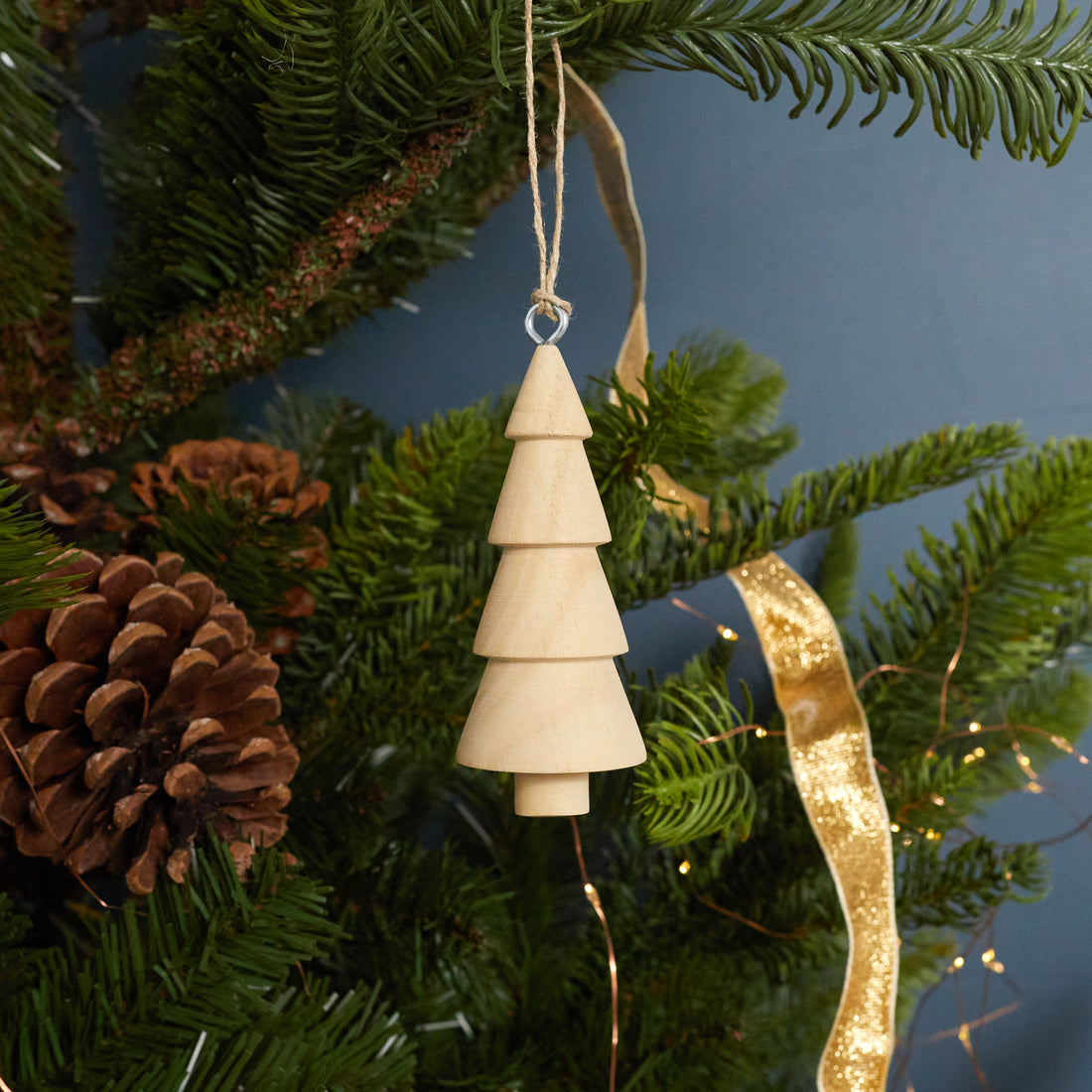 Pine Tiered Tree Ornament