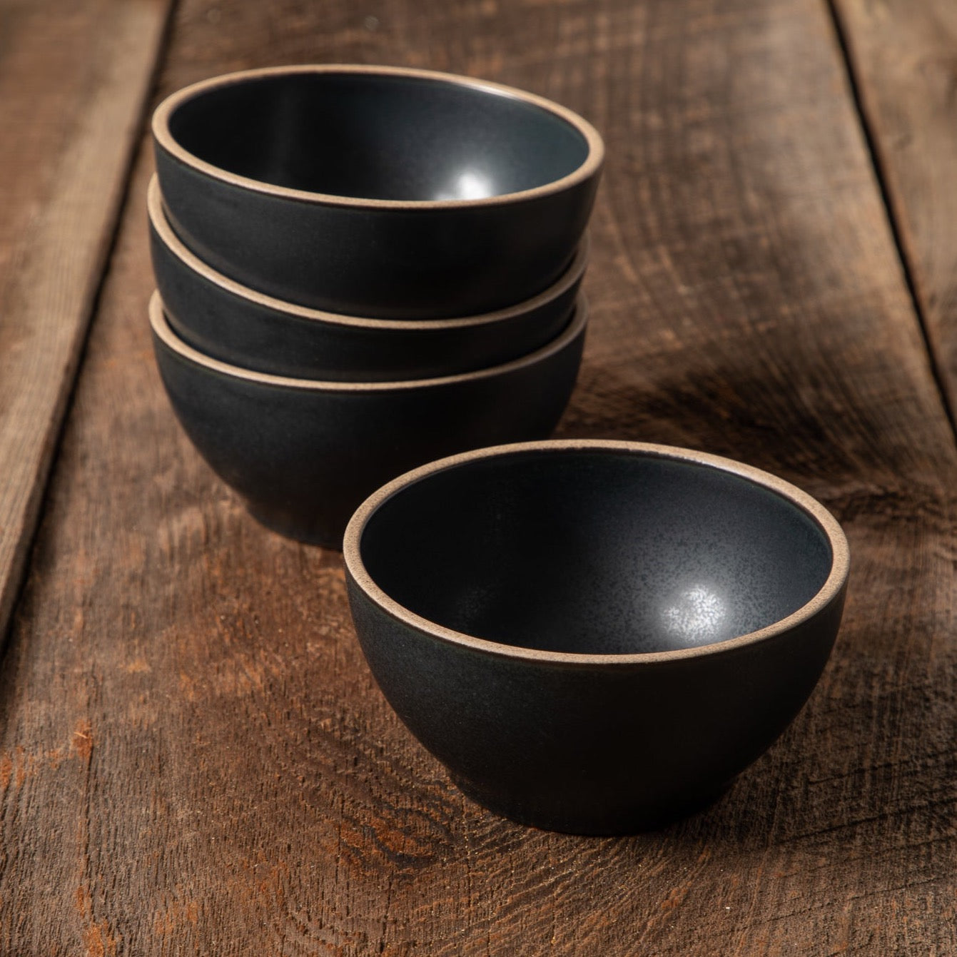 Small Nori Bowl, Black, Set of 4