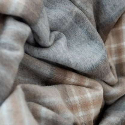 Lambswool Blanket in Mackellar Tartan