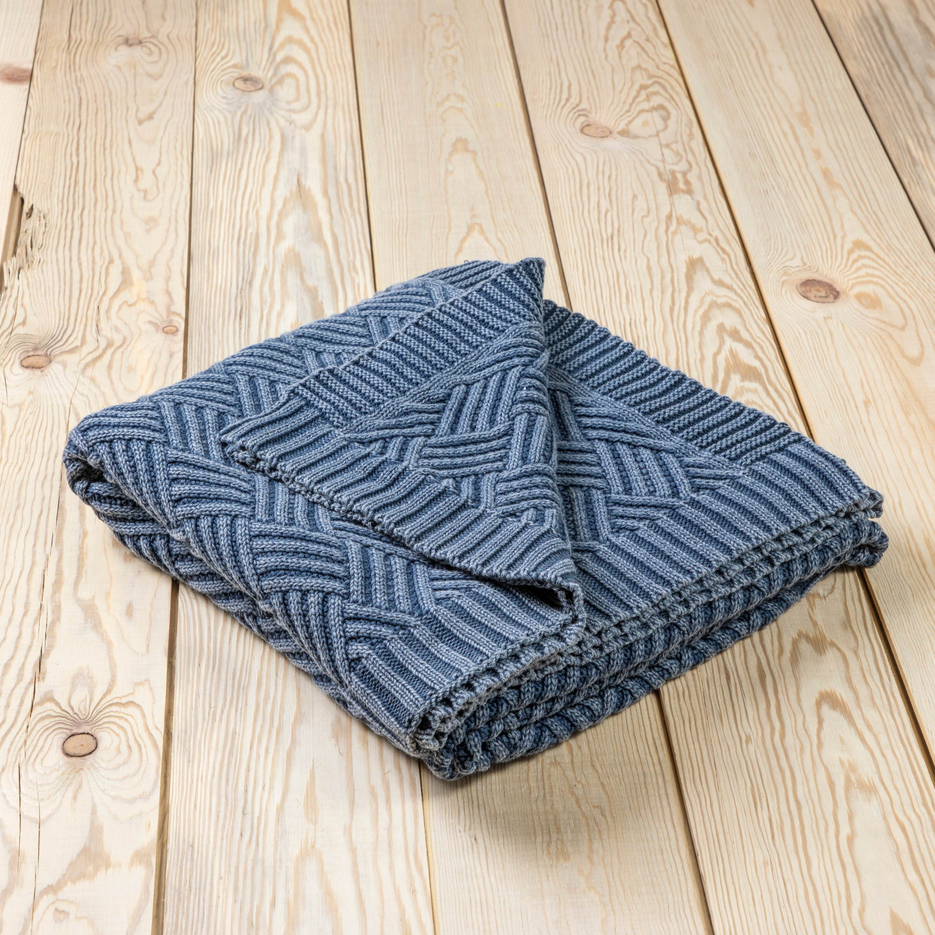 Belmont Throw, Washed Blue